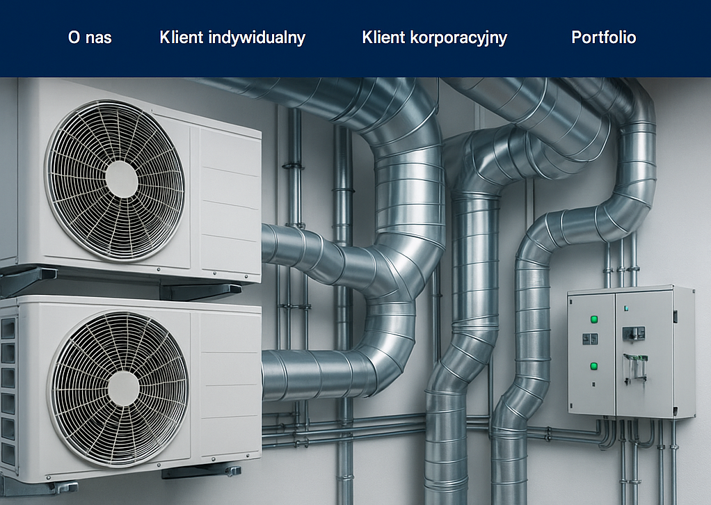 Nowoczesna instalacja HVAC – klimatyzacja, wentylacja, automatyka